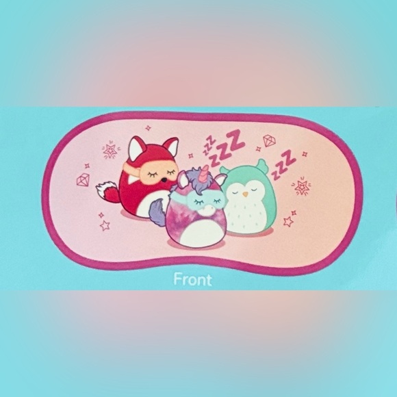 Hobby Lobby Squishmallows Eye Mask & Pillowcase Set - Pink and Purple - Picture 5 of 10